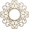 Ekena Millwork Reims Wood Fretwork Pierced Ceiling Medallion, Hickory, 26"OD x 9 7/8"ID x 3/8"T CMWP26X26X0375REHI - alternate 1